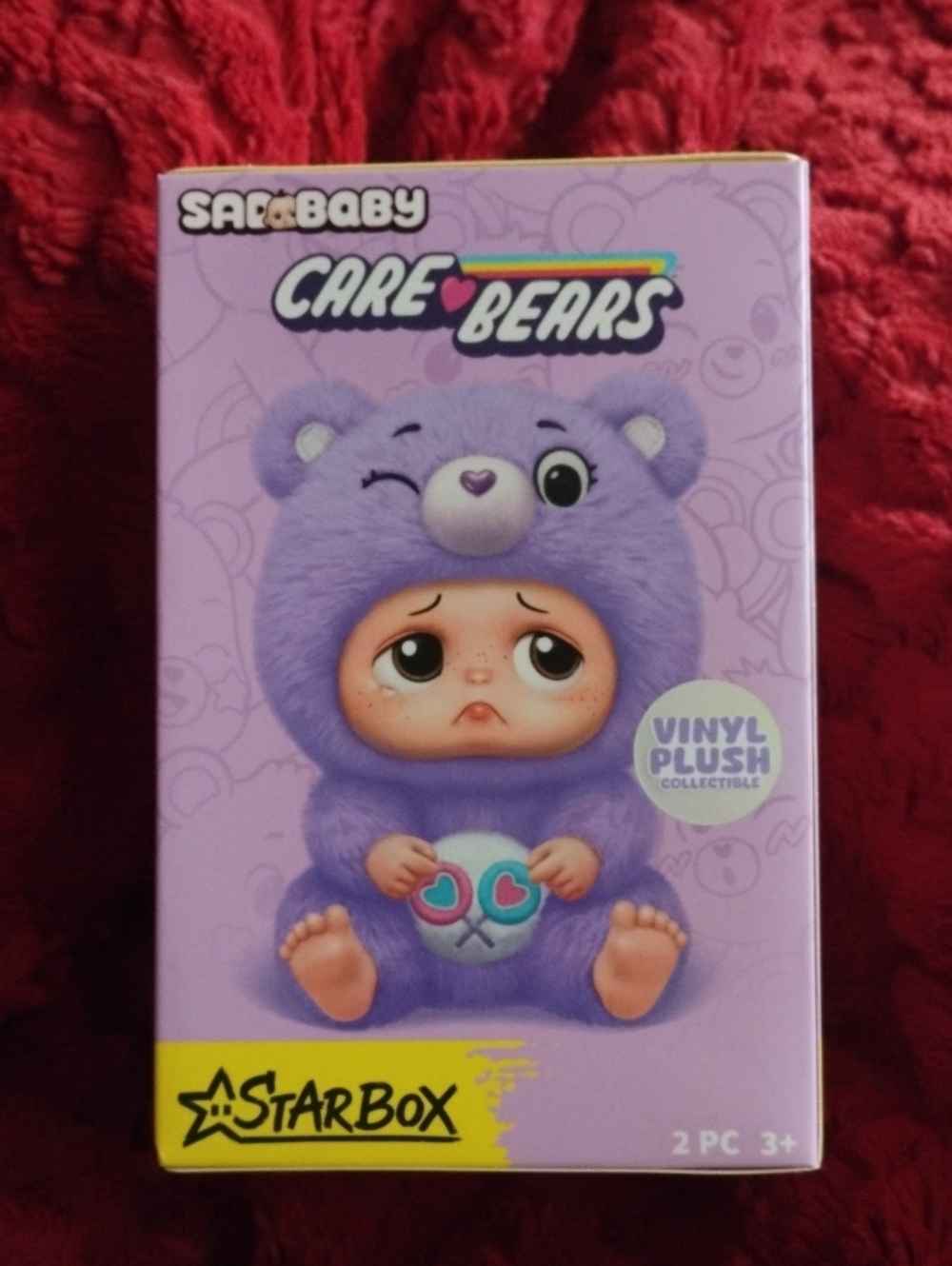 SadBaby CARE BEARS Vinyl Plush Collectible